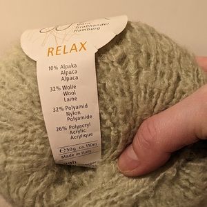 YARN GGH Relax Alpaca Wool Nylon Acrylic, Made in Italy, Light Green